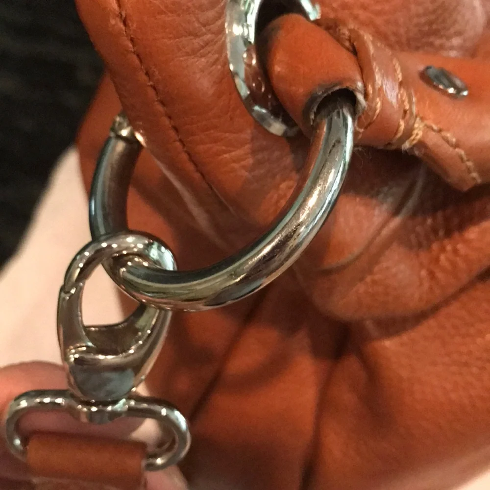 Marc by Marc Jacobs Orange Leather Hobo Shoulder Bag